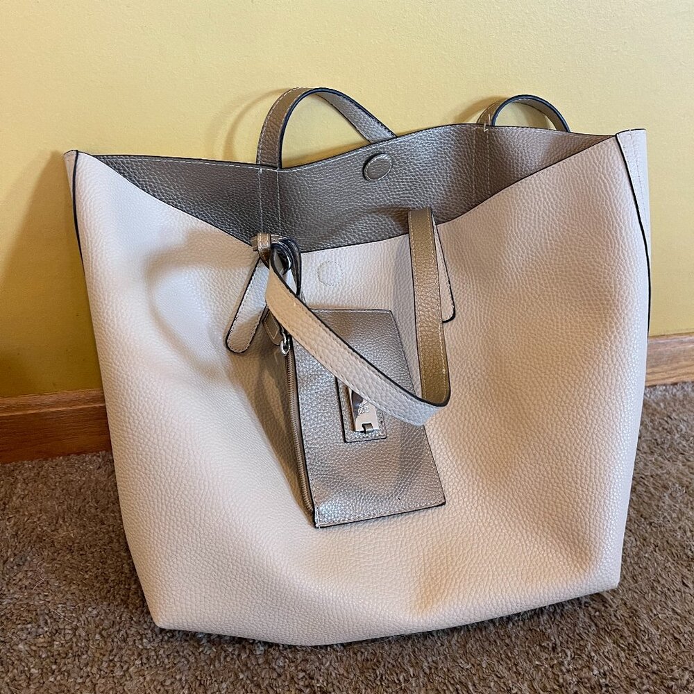 Large handbag with matching change purse